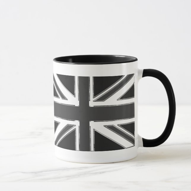 Union Jack flagga of the UK - Chrome Mugg (Höger)