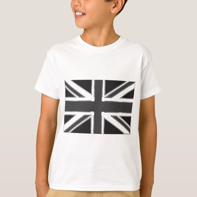 Union Jack flagga of the UK - Chrome Tee (Framsida)