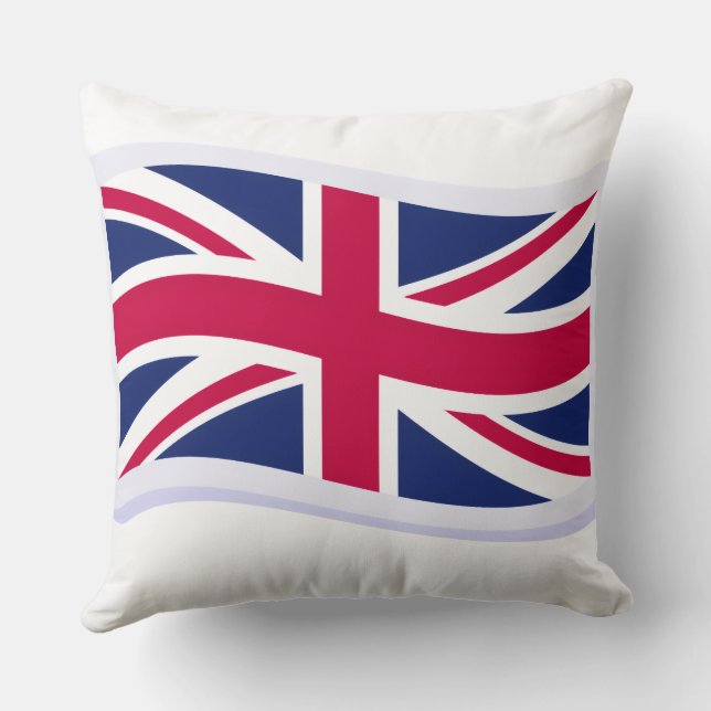 Union Jack-flagga på kudde 50,8 x 50,8 cm (Baksida)