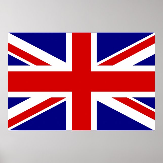 Union Jack Flagga Poster (Framsidan)