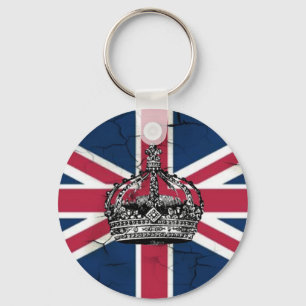 Union Jack Flagga Queen of England Diamond Jubilee Nyckelring