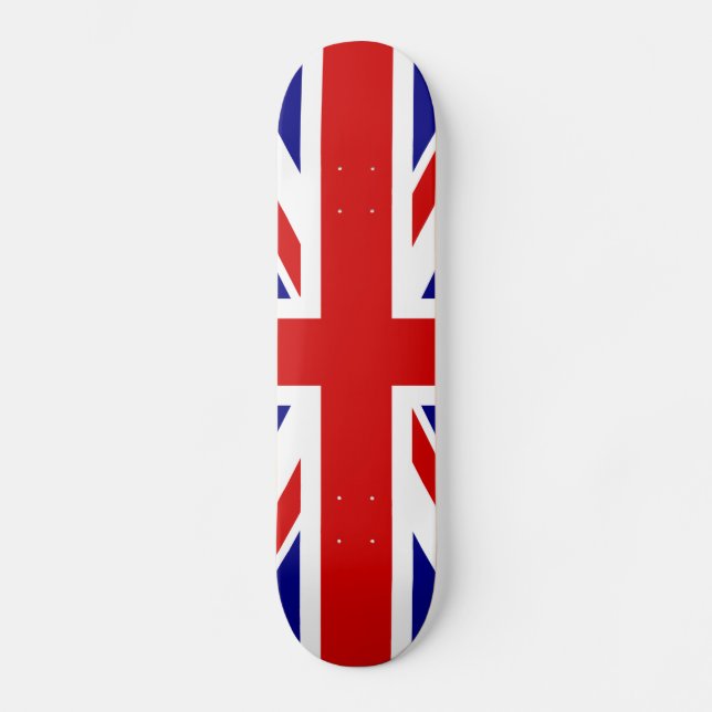 Union Jack Flagga Skateboard Bräda 20,5 Cm (Framsida)