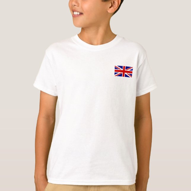 Union Jack Flagga T-shirt (Framsida)