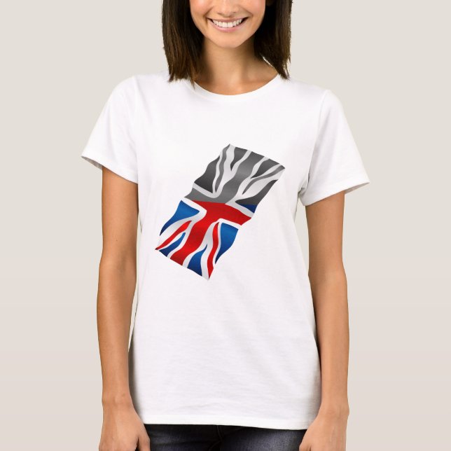 Union Jack flagga T-shirt (Framsida)