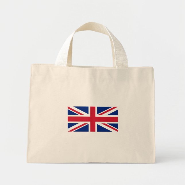 Union Jack Flagga ttcn Mini Tygkasse (Framsidan)