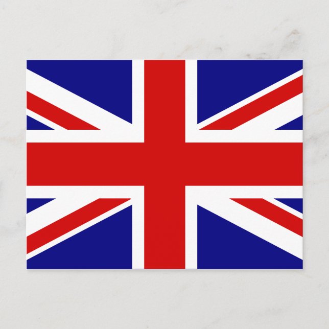 Union Jack Flagga Vykort (Framsida)