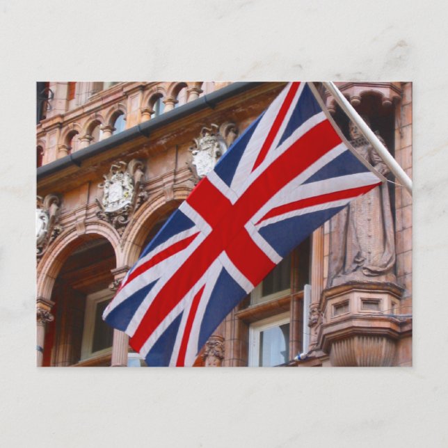 union jack-flagga vykort (Framsida)