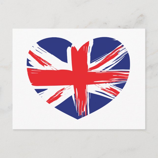 Union Jack Flagga vykort (Framsida)