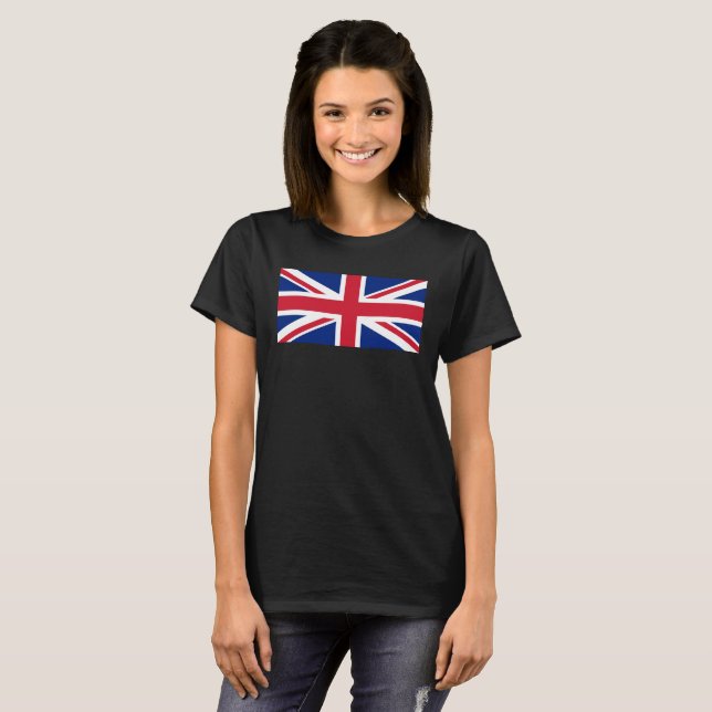 Union Jack Flagga wccn T Shirt (Hel framsida)