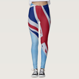 Union Jack-flaggor på leggings