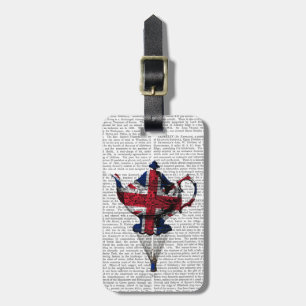 Union Jack Flies Tekanna Bagagebricka