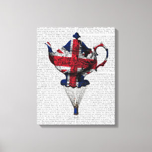 Union Jack Flies Tekanna Canvastryck