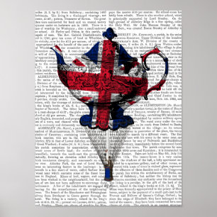 Union Jack Flies Tekanna Poster
