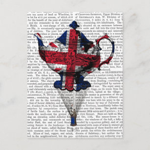Union Jack Flies Tekanna Vykort
