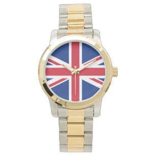 Union Jack Förenade kungariket British Flagga Sto Armbandsur