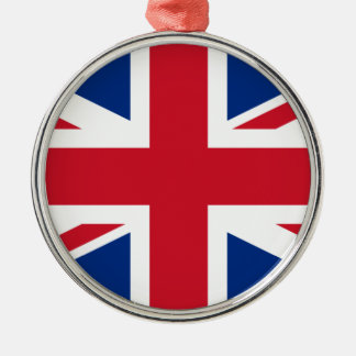Union Jack Förenade kungariket Julgransprydnad Metall