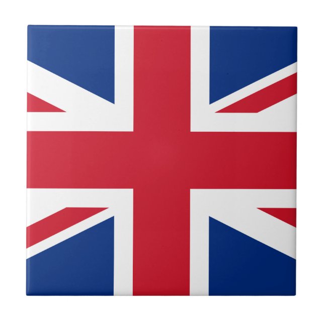 Union Jack Förenade kungariket Kakelplatta (Framsidan)