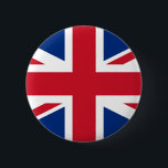 Union Jack Förenade kungariket Knapp<br><div class="desc">Unionens Flagga, även känd som Union Jack, är Förenade kungarikets flagga. Den behåller en officiell eller halvofficiell status i vissa samväldesrealmer. Det kallas till exempel Royalet Union Flagga i Kanada. Det används också som en flagga för officiell i några av de mindre brittiska utomeuropeiska territorierna. Den nuvarande utformningen av data...</div>