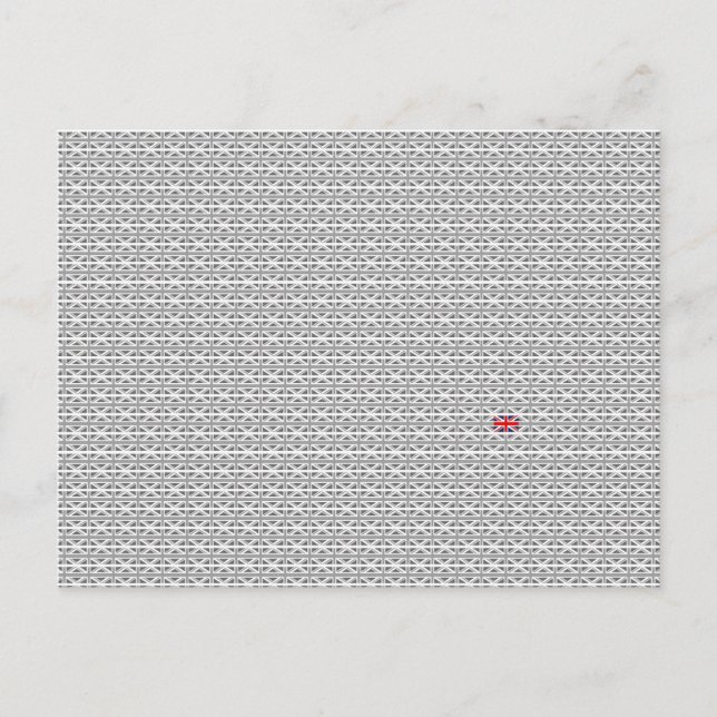 Union Jack - Förenade kungariket Vykort (Framsida)