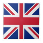 Union Jack - Förenade kungarikets Flagga Kakelplatta<br><div class="desc">Flagga i Förenade kungariket.  Användorna i Förenade kungariket Underbara Storbritannien och Nordirland är som sitt nationella flagga den banderoll som kallas Union Jack eller Union Flagga (trots folkopinionen är båda termerna tekniskt korrekta).</div>