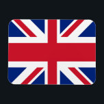 Union Jack - Förenade kungarikets Flagga Magnet<br><div class="desc">Flagga i Förenade kungariket. Användorna i Förenade kungariket Underbara Storbritannien och Nordirland är som sitt nationella flagga den banderoll som kallas Union Jack eller Union Flagga (trots folkopinionen är båda termerna tekniskt korrekta).</div>