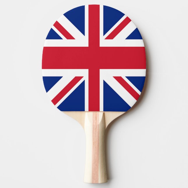 Union Jack - Förenade kungarikets Flagga Pingisracket (Framsidan)