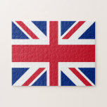 Union Jack - Förenade kungarikets Flagga Pussel<br><div class="desc">Flagga i Förenade kungariket.  Användorna i Förenade kungariket Underbara Storbritannien och Nordirland är som sitt nationella flagga den banderoll som kallas Union Jack eller Union Flagga (trots folkopinionen är båda termerna tekniskt korrekta).</div>