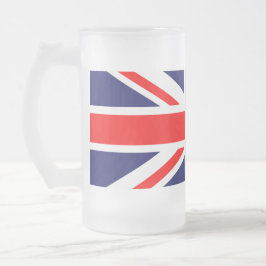 Union Jack Frosted Beer Mugg