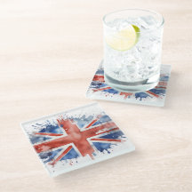 union jack glasunderlägg