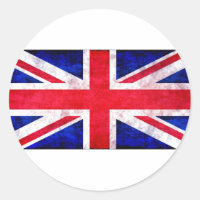 Union Jack grunge t-shirts och presenter