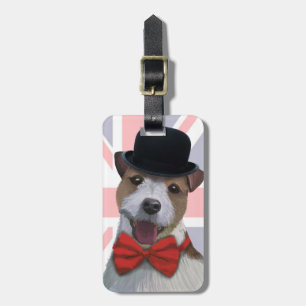 Union Jack Jack Russell Bagagebricka