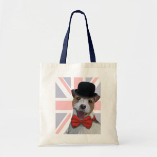 Union Jack Jack Russell Tygkasse