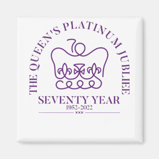 Union jack jubilee magnet