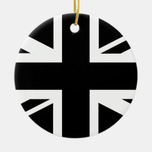 Union Jack Julgransprydnad Keramik