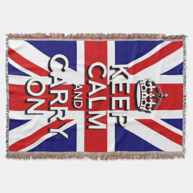 Union Jack Keep Calm and Carry On Mysfilt (Framsidan)