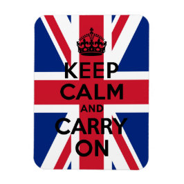 Union Jack Keep Calm och fortsätt Magnet