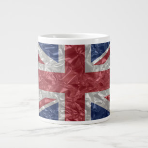Union Jack - klämd Jumbo Mugg