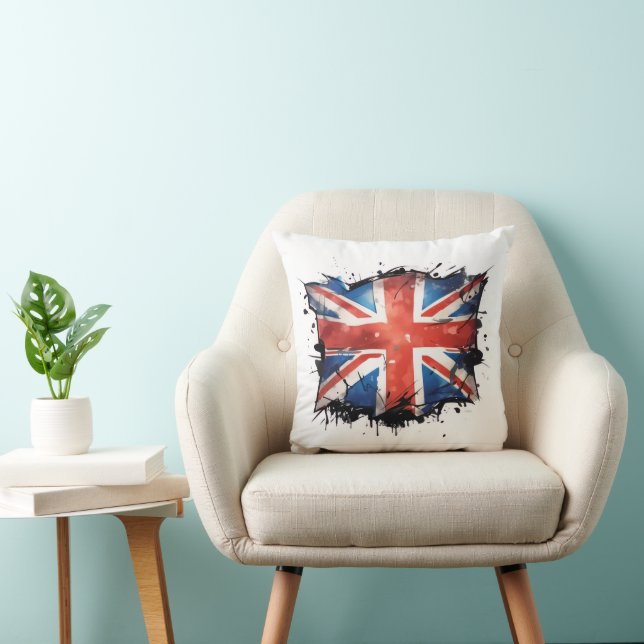 Union jack-kudde kudde (Stol)