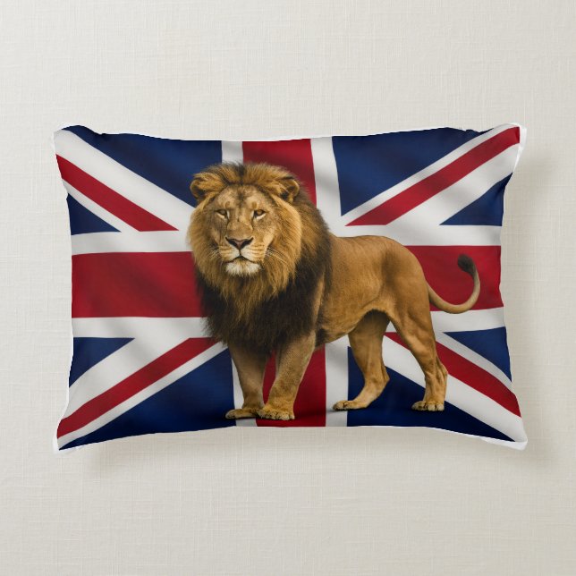 union jack-kudde prydnadskudde (Framsidan)