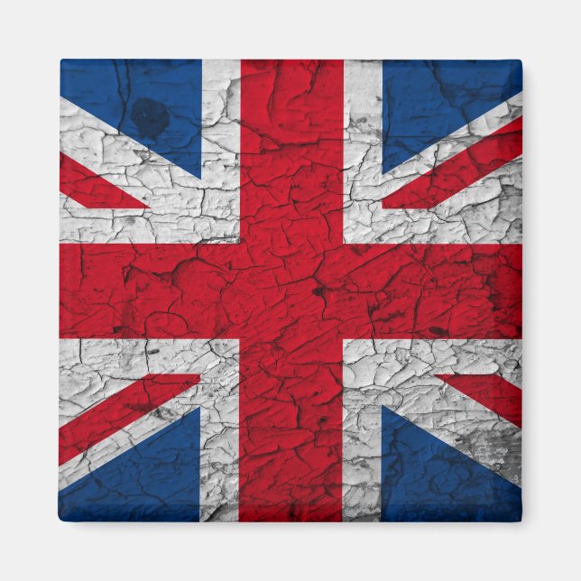 Union Jack Kühlschrankmagnet / Magnet (Framsidan)