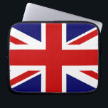 Union Jack Laptop Fodral<br><div class="desc">Enkel och ren British Flagga Union Jack.</div>
