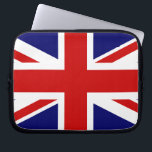 Union Jack Laptop Fodral<br><div class="desc">Enkel och ren British Flagga Union Jack.</div>
