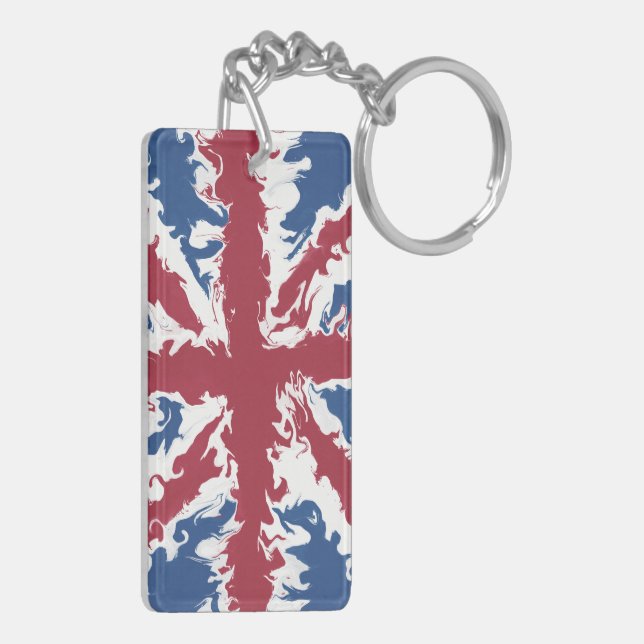 Union Jack Liquid Art (Vänster Baksida)