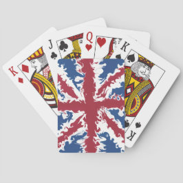 Union Jack Liquid Art Casinokort