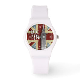 Union Jack London Big Ben Wrist Watch Armbandsur