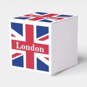 Union Jack London ~ British Flagga Favor Box Presentaskar