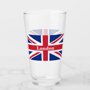 Union Jack London ~ British Flagga Glaskopp
