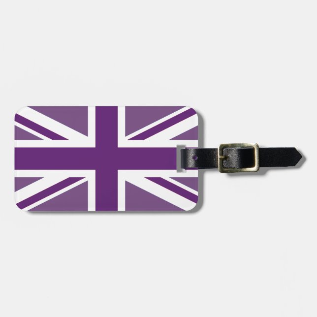 Union Jack Luggage Tag Bagagebricka (Horisontell Framsida)