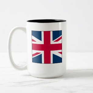 Union Jack Medelstor Tvåtons 15 oz. Mugg