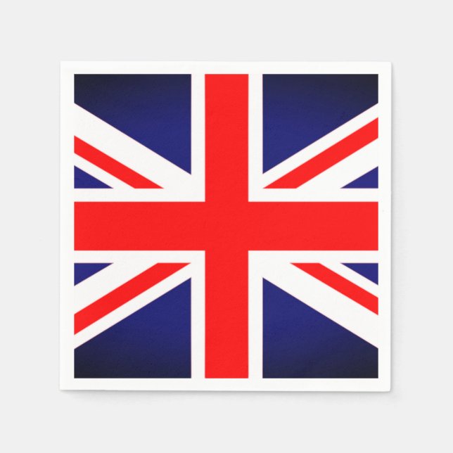 Union Jack Napkins Pappersservett (Framsidan)